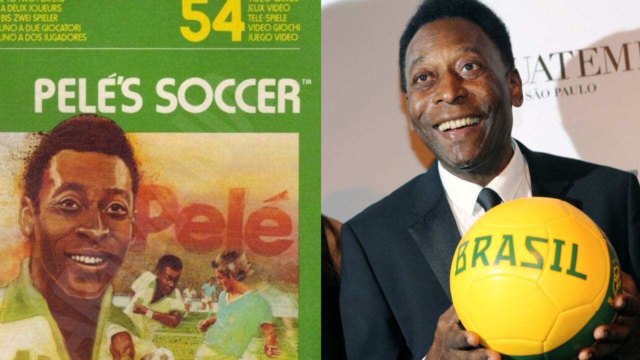 Pelé, videojuego. Foto: Twitter Football Memories (@footballmemorys)//REUTERS/Nacho Doce