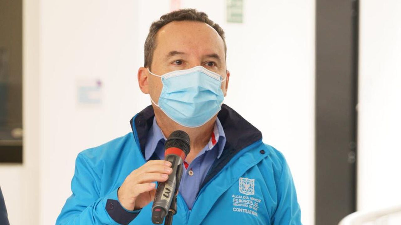 Secretario distrital de Salud, Alejandro Gómez.