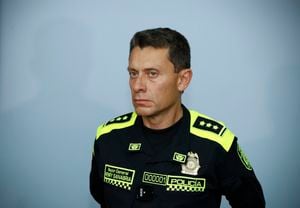 Mayor general Henry Armando Sanabria Cely director de la Policía NacionalBogota agosto 25 del 2022Foto Guillermo Torres Reina / Semana