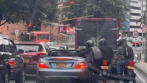 Atraco a mano armada en Bogotá