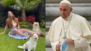 La actriz rechazó las declaraciones del sumo pontífice sobre los hijos y las mascotas.