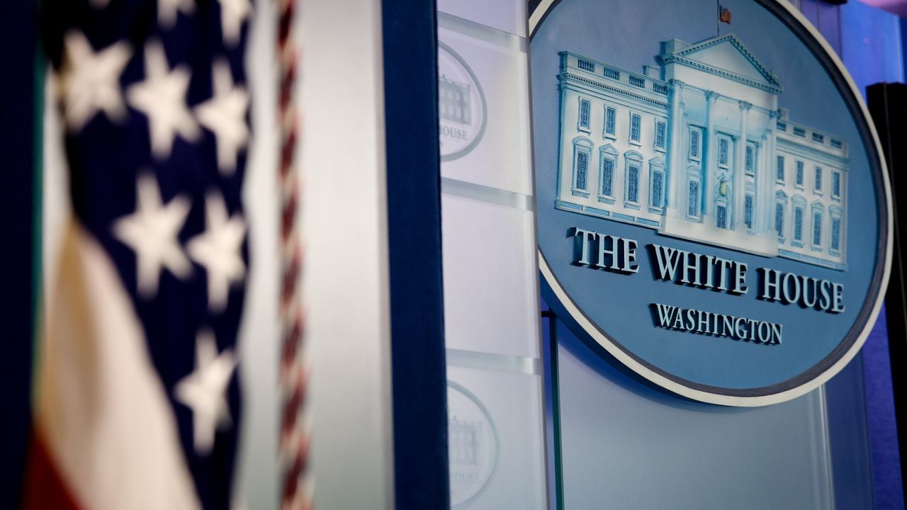 Sala de prensa de la Casa Blanca