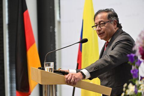 Presidente Gustavo Petro en la Conferencia Magistral en la Fundación Friedrich-Ebert-Stiftung (FES) - Alemania.