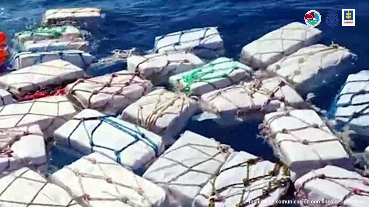 Interceptan embarcación con 1.650 kilos de cocaína que iba para Europa; así fue el operativo conjuntos entre autoridades de Colombia y España