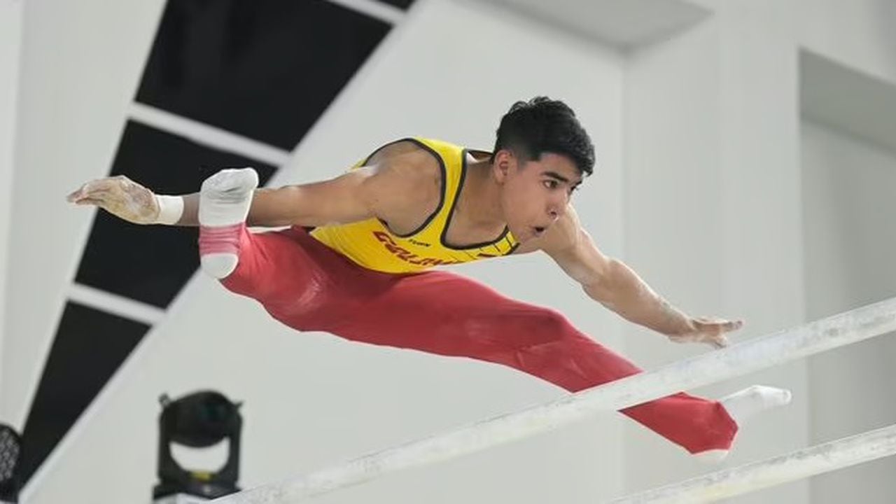 Ángel Barajas, gimnasta colombiano