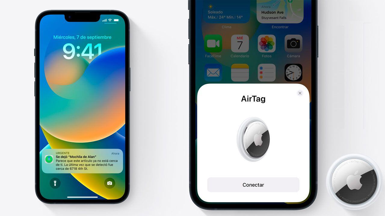 AirTags de Apple generan notificaciones para el iPhone para informar la posición del dispositivo.