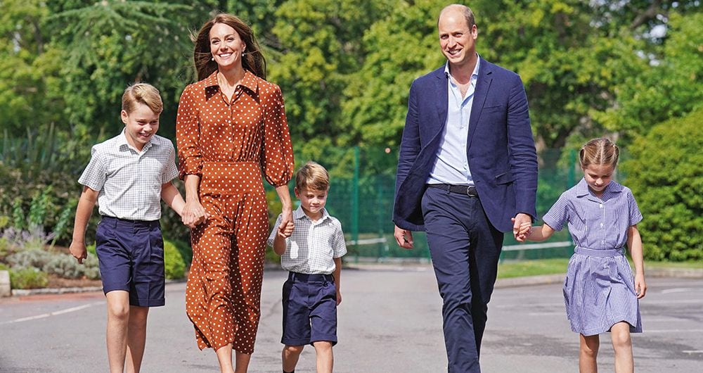 En más de diez años de matrimonio, Kate y el príncipe William han construido un hogar junto a sus hijos George, Charlotte y Louis, de 10, 8 y 5 años, respectivamente.