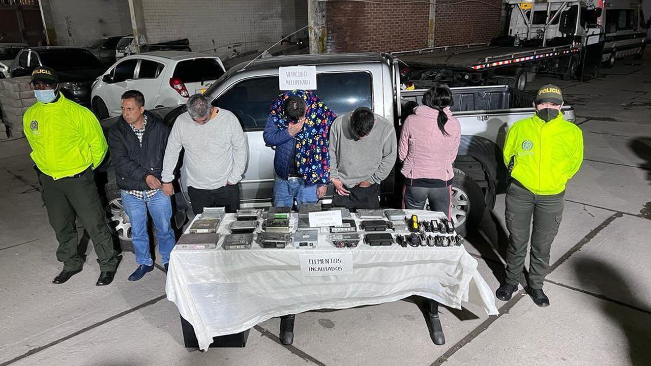 La Fiscalía logró la captura de los cabecillas de una organización criminal dedicada a robar los computadores de los vehículos.