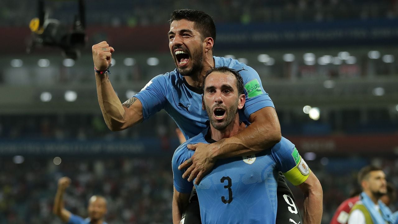 Ambos jugadores triunfaron con la Selección de Uruguay