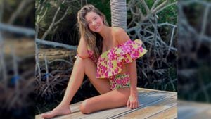 “Nada es imposible”: Daniella Álvarez comparte video en bikini y nadando.