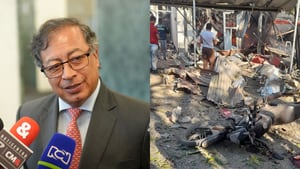 Presidente Petro y atentado terrorista en Cauca.