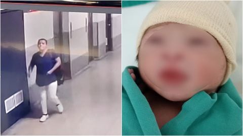 Video | Mujer finge ser enfermera para robarse a un recién nacido; metió al bebé en una mochila para pasar desapercibida
