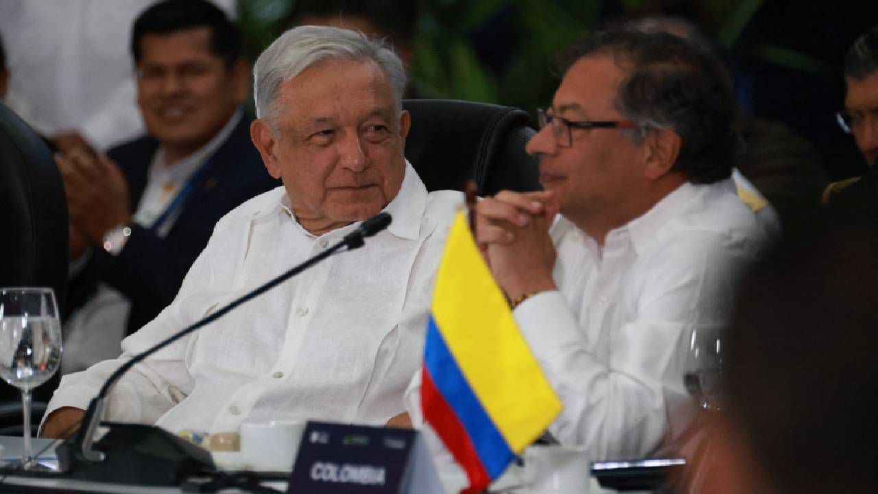 El mexicano, Andrés Manuel López Obrador, reiteró su apoyo a su par colombiano.