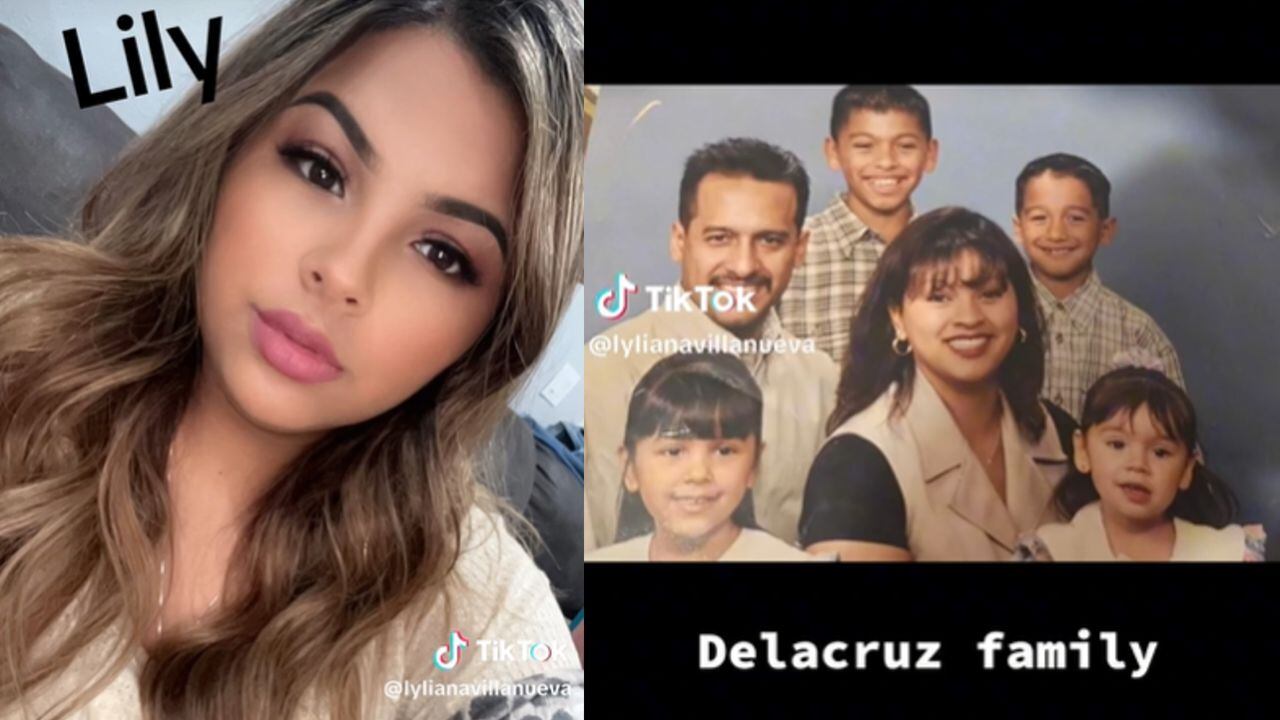 El video se volvió tan viral que la joven tuvo que mostrar la actualidad de su familia. Foto: Tik Tok @lylianavillanueva.