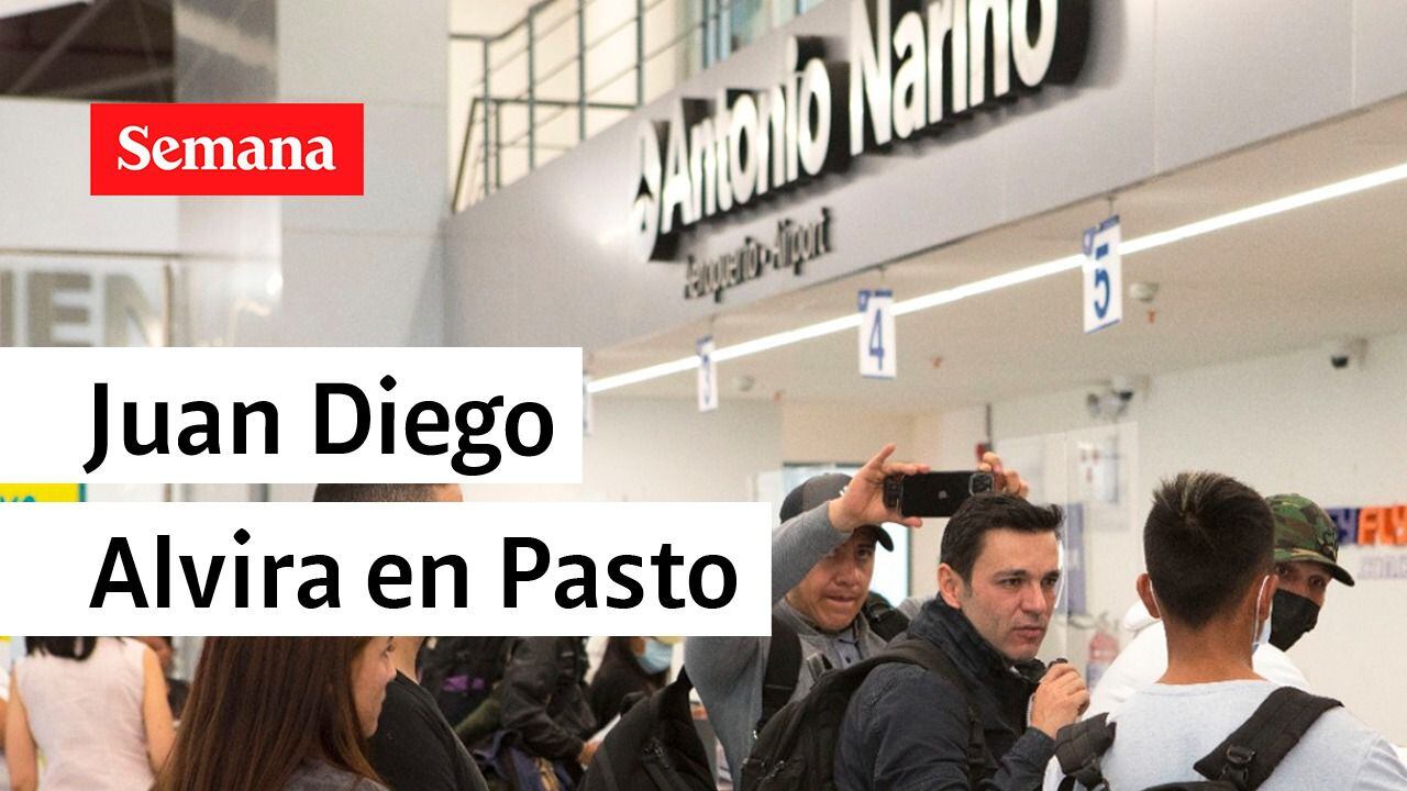 Juan Diego Alvira cuenta le fue viajando de Bogotá a Pasto en avión tras el cierre de la vía Panamericana.