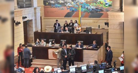La discusión y votación de distintos proyectos de ley en la plenaria de la Cámara de Representantes