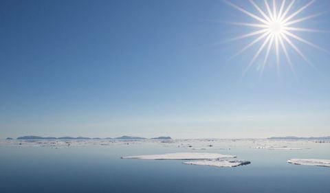 El hielo en el Ártico se está reduciendo de manera exponencial