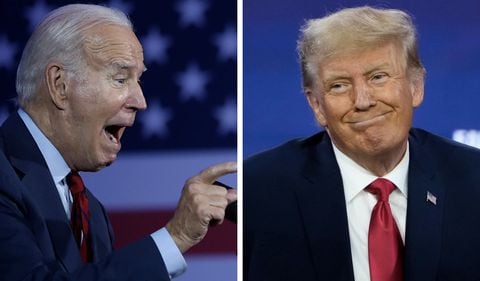 Joe Biden aventaja en cuatro puntos al expresidente Donald Trump, según una encuesta publicada por la NBC