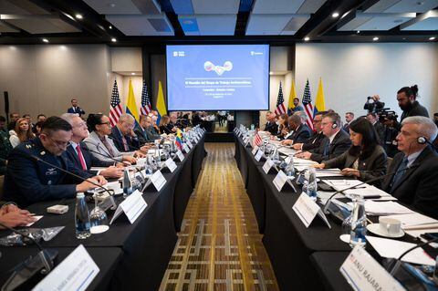 Delegaciones Colombia - EE.UU. drogas