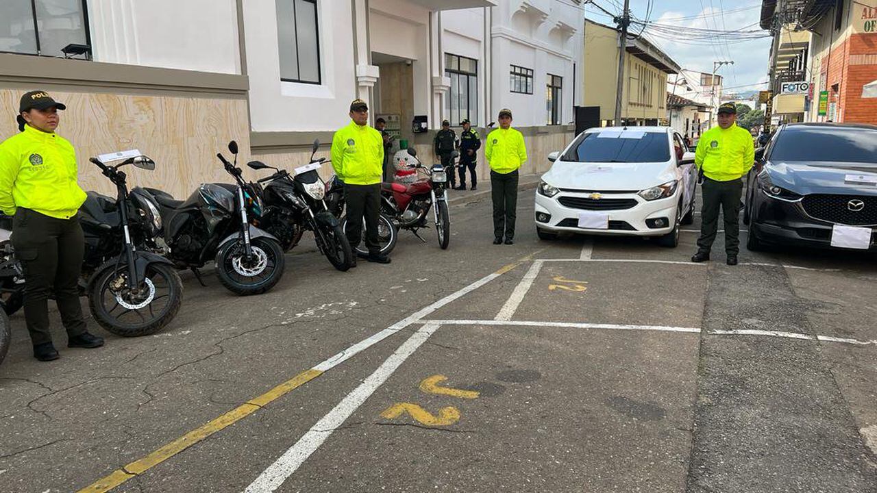 También se recuperaron más de 14 motocicletas que fueron hurtadas en diferentes sectores del área metropolitana de Bucaramanga.