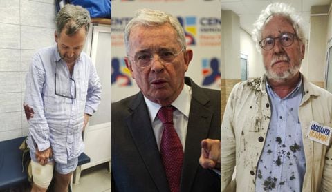 Uribe envió un solidario mensaje después de que el escritor y el excomisionado de paz resultaran heridos durante un ataque ruso en Ucrania.
