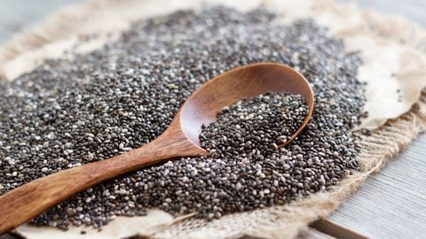 Las semillas de chía están compuestas de omega-3.