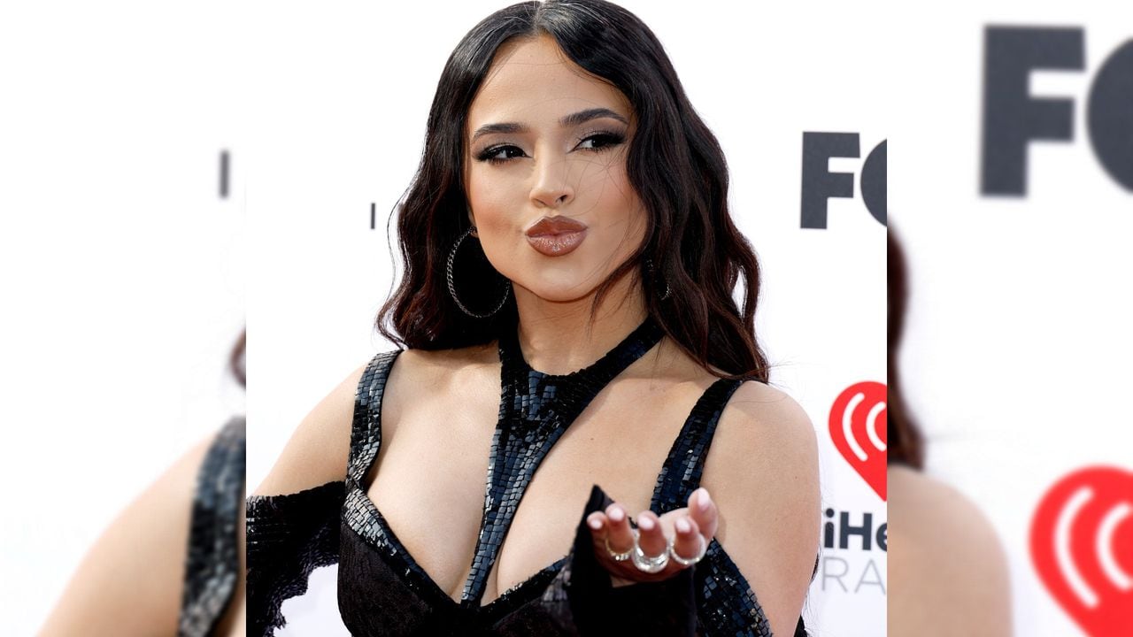 HOLLYWOOD, CALIFORNIA - MARCH 27: Becky G attends the 2023 iHeartRadio Music Awards at Dolby Theatre on March 27, 2023 in Hollywood, California. (Photo by Frazer Harrison/Getty Images)