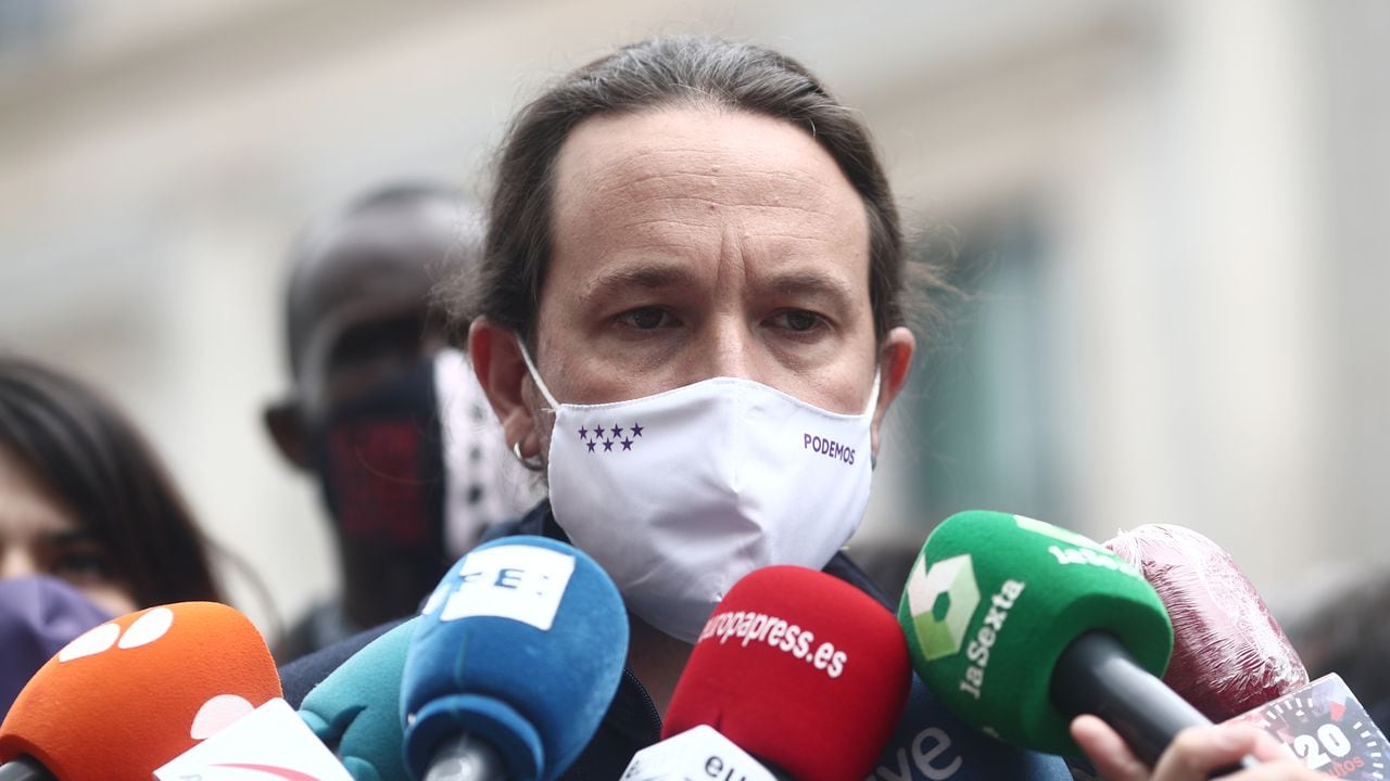 Declaraciones de Pablo Iglesias tras abandonar el debate electoral de Cadena SER