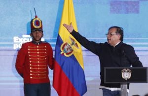 Presidente Gustavo Petro en el acto de perdón del Estado por los falsos positivos
Discurso 3 septiembre 2023