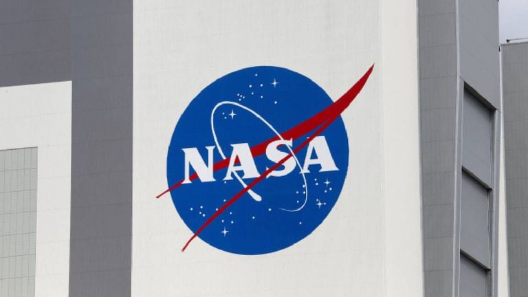 Logotipo de la NASA. Mexicana puso en pausa su carrera en la agencia espacial.