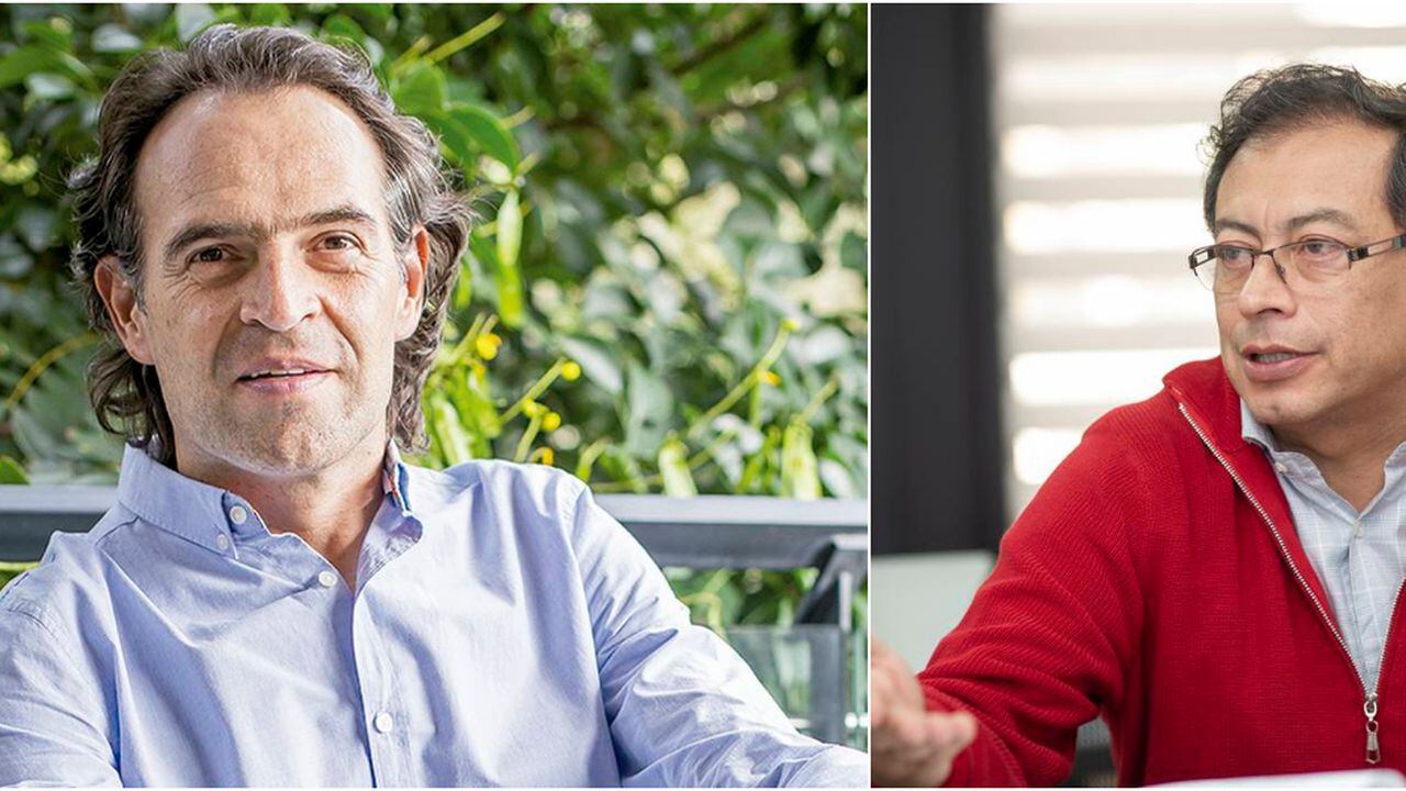 Federico Gutiérrez y Gustavo Petro, exalcaldes de Medellín y Bogotá, respectivamente