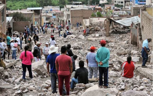 Los deslizamientos en Perú dejan por ahora 15 muertos. Foto: Getty Images.