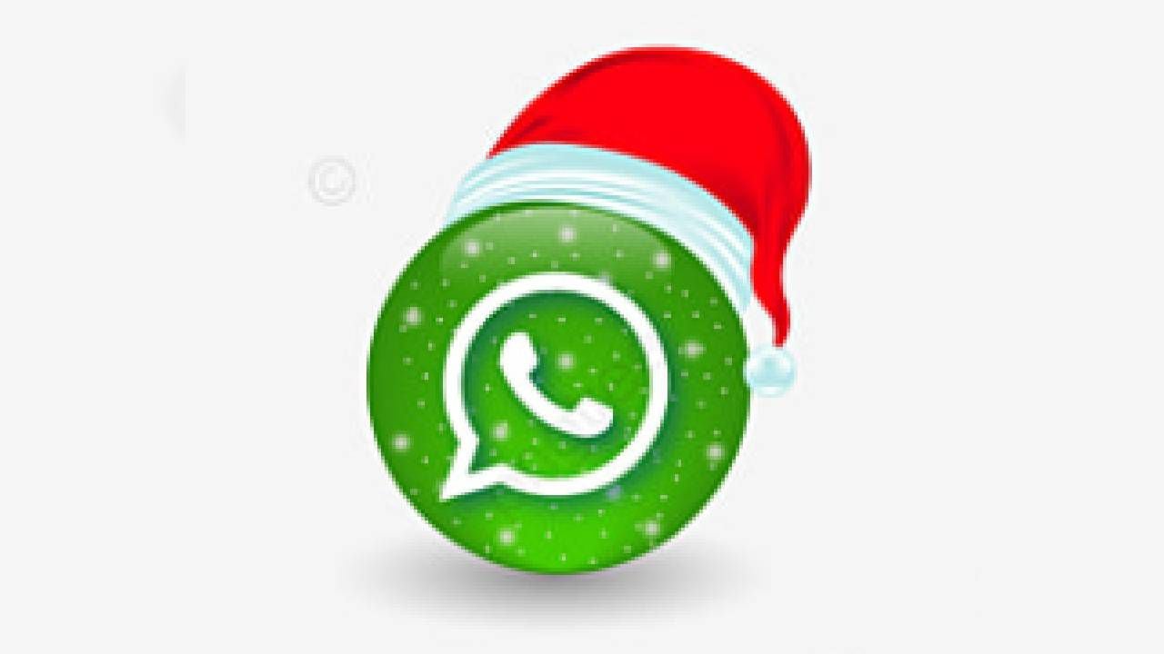 Así puede descargar el logo de WhatsApp con gorro de navidad