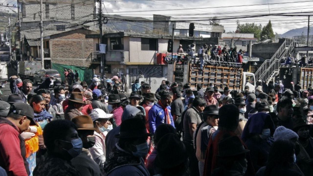 Los indígenas en Ecuador tienen paralizada la capital Quito