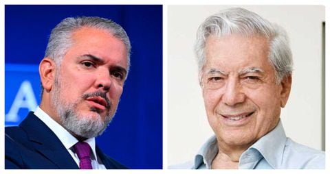 Iván Duque y Mario Vargas Llosa