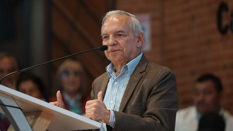 Ricardo Bonilla, ministro de Hacienda, al participar en el Congreso Nacional Cafetero de 2023.