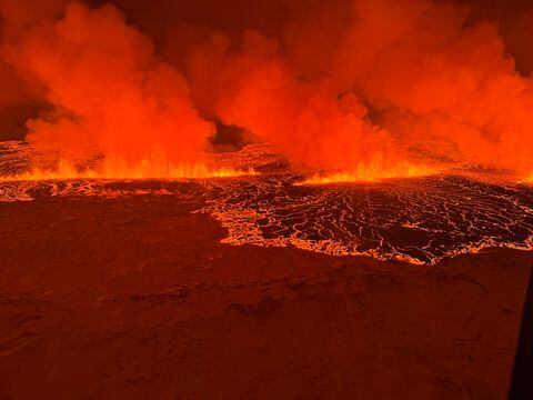 Volcán en Islandia