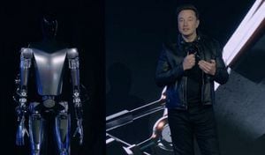 Elon Musk presenta el robot humanoide que creo con su empresa Tesla