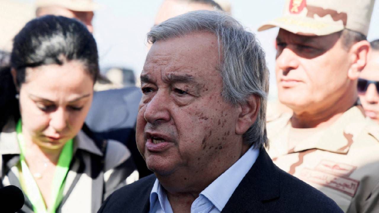 António Guterres volvió a pedir un cese al fuego en Gaza.