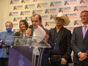 Óscar Iván Zuluaga, candidato único de Centro Democrático.