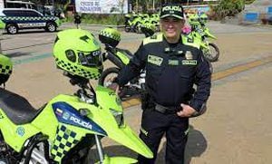 La Policía estrenó hace ocho días sus nuevas motos para reforzar la vigilancia en las 22 comunas. Foto: El País
