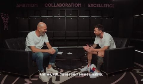 Messi y Zidane compartieron en charla inédita