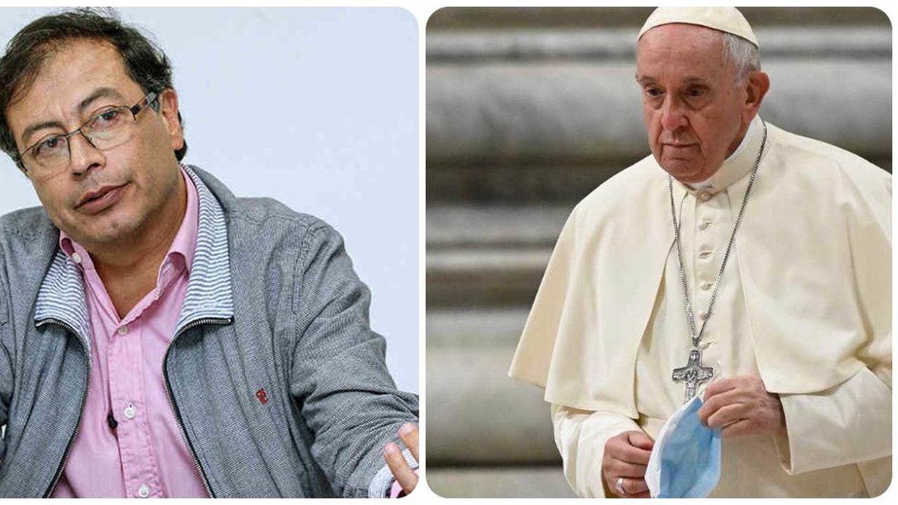 Gustavo Petro y el Papa Francisco