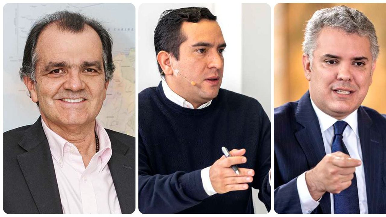 Óscar Iván Zuluaga, Edward Rodríguez e Iván Duque