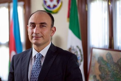 El embajador residente en México y concurrente  en Colombia, Perú, Panamá, Costa Rica, Honduras y Guatemala, Mammad Talibov.