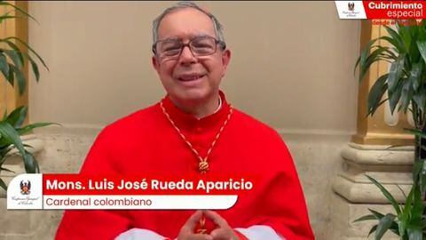 Señor Cardenal, monseñor Luis José Rueda Aparicio, tras el Consistorio Ordinario Público con el Papa Francisco.