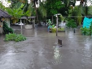 Inundación en el municipio de Landázuri.