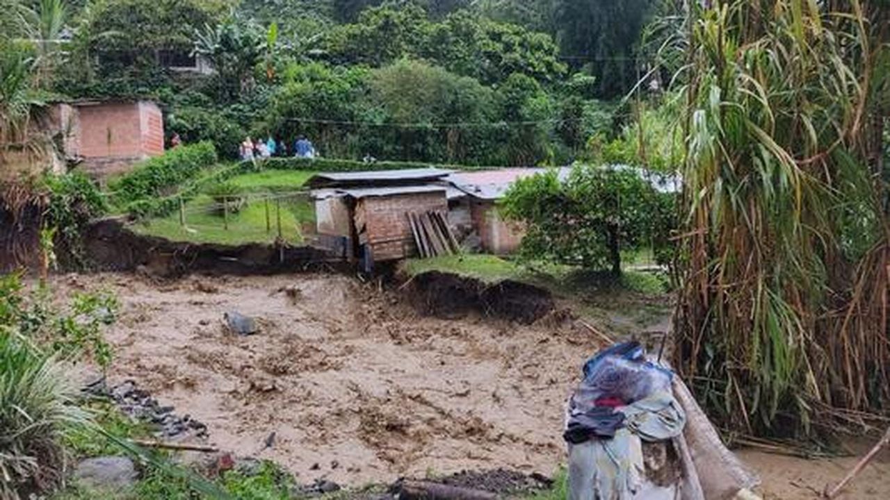 En la zona se reportan 18 familias afectadas directamente por las lluvias