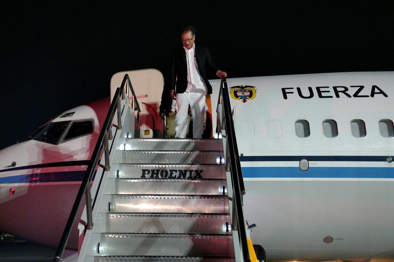 El presidente Gustavo Petro ya aterrizó en Nueva York.