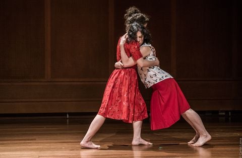 "Campo Muerto" es una obra de la compañía Danza común que reflexiona sobre la violencia en Colombia. Cortesía del Teatro Jorge Eliécer Gaitán.